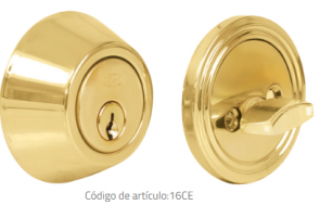 Cerrojo doble latón lock